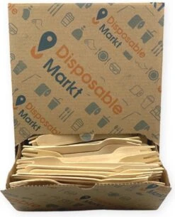 750 Stuks Houten Vork In Dispenser Box - Houten Bestek - Vorken - Bio Vorken - Hout In Dispenserdoos - Dispenser Doos Bestek - Karton Dispenser - Papier Dispenser Box Met Bestek - Cutlery - Biologisch Afbreekbaar - Milieuvriendelijk - FSC - Wegwerp -Keukengerei Verkoop 971x1200